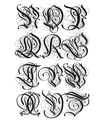 Alphabet "Kunstrichtigesch Filigree" T-Shirt Unisex