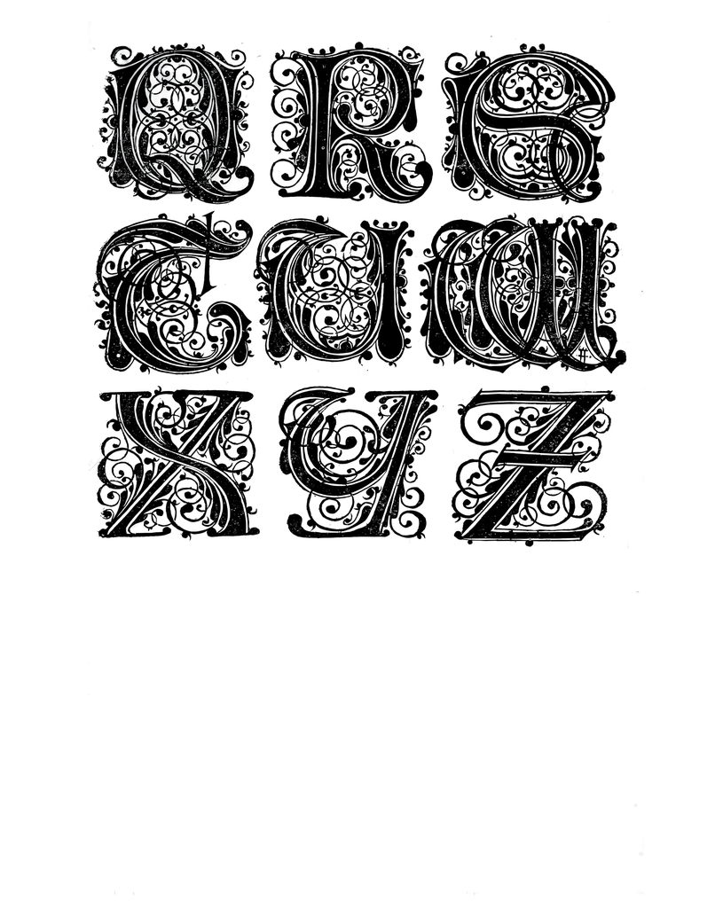 Alphabet "Kunstrichtigesch Floral" T-Shirt Unisex