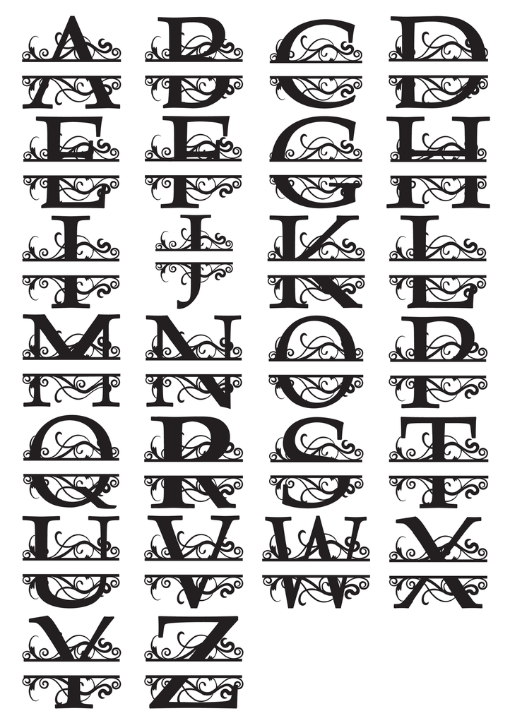Alphabet "Personalised Name" T-Shirt Unisex