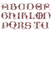 Alphabet "Ornamental Vatican 16th Century" T-Shirt Unisex