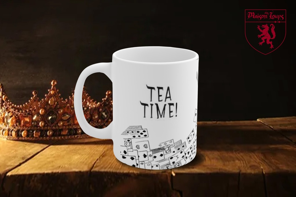 "Alice in Wonderland - Tea Time Cards" Mug