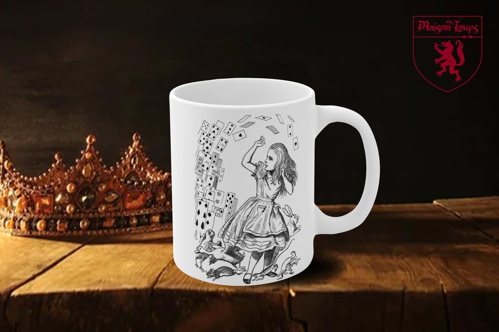 "Alice in Wonderland - Tea Time Cards" Mug