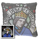 "George Duke of Clarence" 50cm x 50cm Fringed Cotton/Poly Cushion Cover