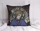 "George Duke of Clarence" 40cm x 40cm Faux Leather Cushion Cover