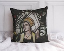 "Elizabeth Neville" 40cm x 40cm Faux Leather Cushion Cover