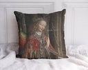 "Archangel Gabriel" 40cm x 40cm Faux Leather Cushion Cover