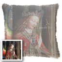 "Archangel Gabriel" 50cm x 50cm Fringed Cotton/Poly Cushion Cover