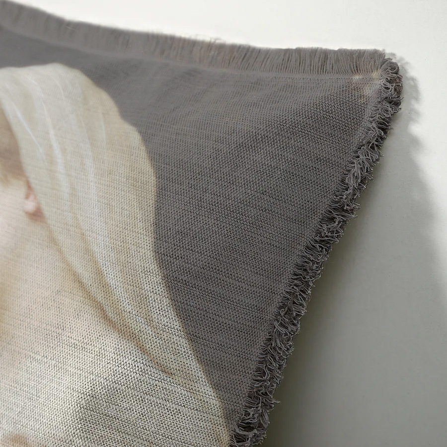 "L'Innocence" by William Bouguereau 50cm x 50cm Fringed Cotton/Poly Cushion Cover