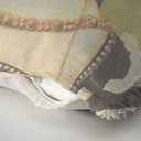 "Catherine de Medici" 50cm x 50cm Fringed Cotton/Poly Cushion Cover