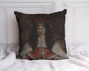 "Charles II" 40cm x 40cm Faux Leather Cushion Cover