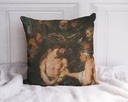 "Christ and the Crowning of Thorns" 40cm x 40cm Faux Leather Cushion Cover