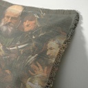 "Christ and the Crowning of Thorns" 50cm x 50cm Fringed Cotton/Poly Cushion Cover