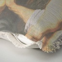 "Christ and the Crowning of Thorns" 50cm x 50cm Fringed Cotton/Poly Cushion Cover