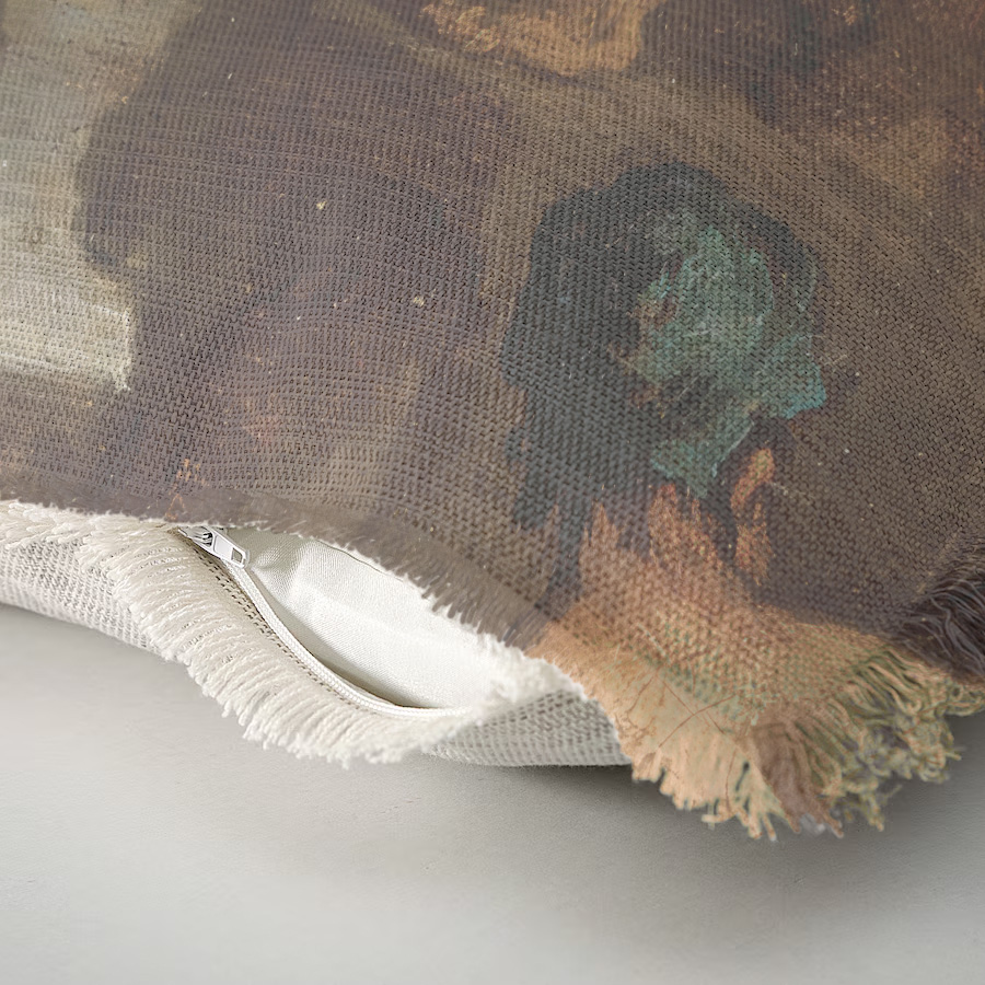 "The Baptism of Christ" 50cm x 50cm Fringed Cotton/Poly Cushion Cover