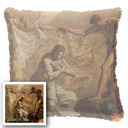 "The Baptism of Christ" 50cm x 50cm Fringed Cotton/Poly Cushion Cover