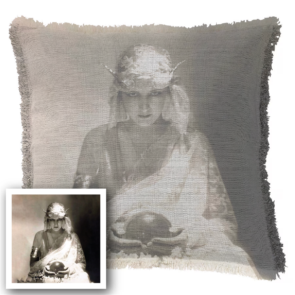 "Delores" 50cm x 50cm Fringed Cotton/Poly Cushion Cover