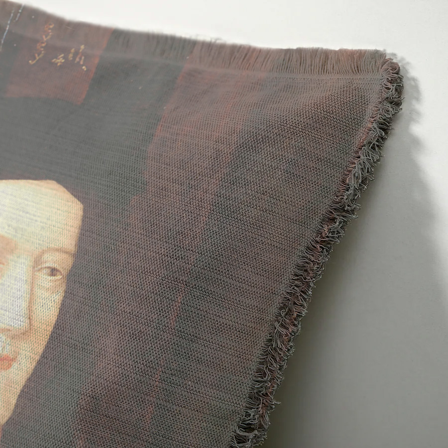 "Diane de Poitiers" 50cm x 50cm Fringed Cotton/Poly Cushion Cover