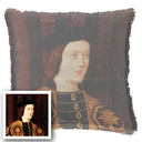 "Diane de Poitiers" 50cm x 50cm Fringed Cotton/Poly Cushion Cover