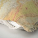 "Diane de Poitiers" 50cm x 50cm Fringed Cotton/Poly Cushion Cover