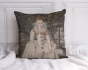 "Elizabeth Stuart" 40cm x 40cm Faux Leather Cushion Cover