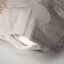 "Elizabeth of York" 50cm x 50cm Fringed Cotton/Poly Cushion Cover
