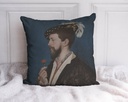 "George Boleyn" 40cm x 40cm Faux Leather Cushion Cover