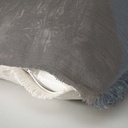 "Elizabeth of York" 50cm x 50cm Fringed Cotton/Poly Cushion Cover