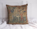 "Henry VIII vs Francis I" 40cm x 40cm Faux Leather Cushion Cover