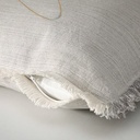 "Agnes Sorel as the Madonna" 50cm x 50cm Fringed Cotton/Poly Cushion Cover