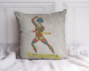 "Harlequin 2" 40cm x 40cm Faux Leather Cushion Cover