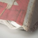 "Agnes Sorel as the Madonna" 50cm x 50cm Fringed Cotton/Poly Cushion Cover