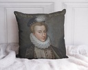 "Henri III" 40cm x 40cm Faux Leather Cushion Cover