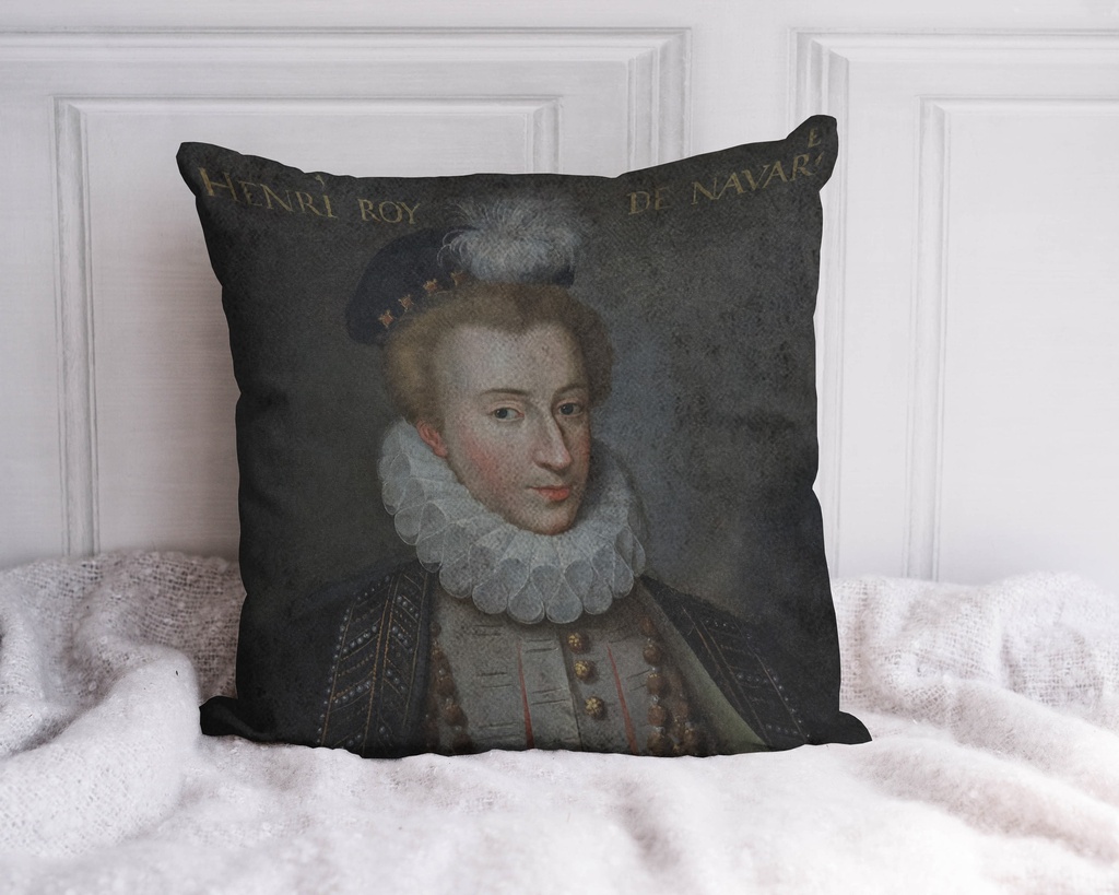 "Henri III" 40cm x 40cm Faux Leather Cushion Cover