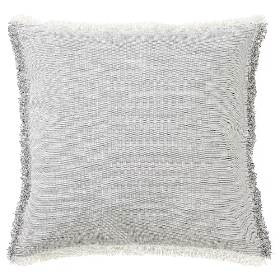 "Anne Neville" 50cm x 50cm Fringed Cotton/Poly Cushion