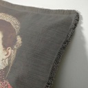 "Elizabeth of York" 50cm x 50cm Fringed Cotton/Poly Cushion Cover