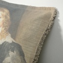 "Elizabeth of York" 50cm x 50cm Fringed Cotton/Poly Cushion Cover