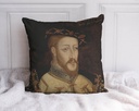 "James V" 40cm x 40cm Faux Leather Cushion Cover