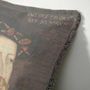 "Elizabeth of York" 50cm x 50cm Fringed Cotton/Poly Cushion Cover