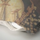 "Elizabeth of York" 50cm x 50cm Fringed Cotton/Poly Cushion Cover