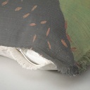 "Elizabeth of York" 50cm x 50cm Fringed Cotton/Poly Cushion Cover