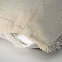 "Elizabeth of York" 50cm x 50cm Fringed Cotton/Poly Cushion Cover