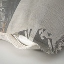 "Elizabeth of York" 50cm x 50cm Fringed Cotton/Poly Cushion Cover