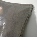"Elizabeth of York" 50cm x 50cm Fringed Cotton/Poly Cushion Cover