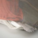 "Elizabeth of York" 50cm x 50cm Fringed Cotton/Poly Cushion Cover