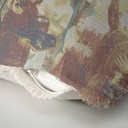 "Elizabeth of York" 50cm x 50cm Fringed Cotton/Poly Cushion Cover