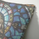 "Elizabeth of York" 50cm x 50cm Fringed Cotton/Poly Cushion Cover