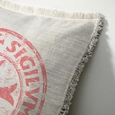 "Elizabeth of York" 50cm x 50cm Fringed Cotton/Poly Cushion Cover