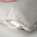 "Elizabeth of York" 50cm x 50cm Fringed Cotton/Poly Cushion Cover