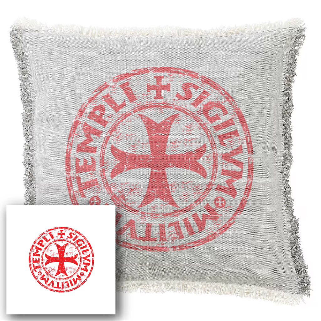 "Elizabeth of York" 50cm x 50cm Fringed Cotton/Poly Cushion Cover