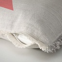 "Elizabeth of York" 50cm x 50cm Fringed Cotton/Poly Cushion Cover